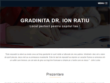 Tablet Screenshot of gradinita-ratiu-turda.ro